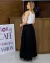 Saia Feminina Longa Linho Cor Lisa 003 - comprar online