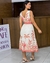 Vestido Midi Evasê Viscolinho Estampado 002 - comprar online