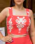 Conjunto Feminino Saia Cropped Viscolinho Estampado 001 na internet