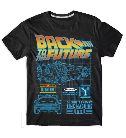 Remera Volver al Futuro Blueprint - comprar online