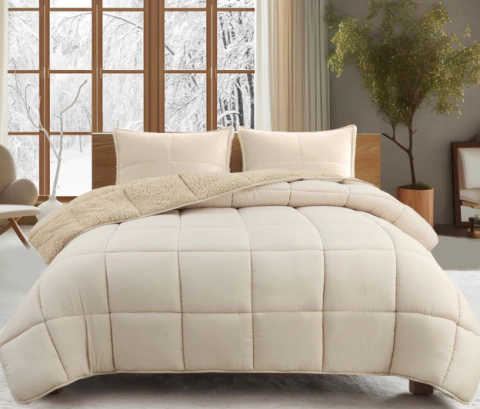 Acolchado con Corderito Winter Twin Size - Beige - comprar online