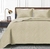 Cubrecama Premium 4 estaciones Liso Full / Queen Size Beige - comprar online