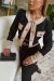 Cropped blazer Eleonora com top na internet