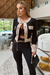 Cropped blazer Eleonora com top - comprar online