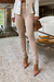 Imagem do Calça Skinny nude com cinto fivela metal