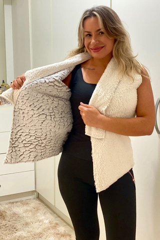 Colete pelúcia aveludado - comprar online