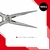 YATO HERRAMIENTAS YT-1956 Alicate de corte punta larga pela cable CrV 150 mm (6”)
