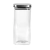 Porta Mantimento Quadrado Em Vidro e inox 1,4L