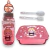 Kit Lancheira Infantil Marmita C/2 Talheres e Garrafa 550ML