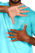 Camiseta K Azul Piscina - comprar online