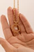 Colar de Esferas com zirconia
