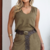 CONJUNTO DE SAIA LONGA E REGATA EM MALHA SUEDE - loja online