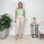 CROPPED DE ALÇA C/BABADO - CUMPLICE DA MODA