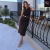 CONJUNTO DE SAIA MID E REGATA EM MOLETIM - CUMPLICE DA MODA