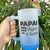 CANECA DE VIDRO JATEADO PERSONALIZADA 475ML - DEGRADE AZUL