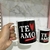 CANECA CERÂMICA BRANCA PERSONALIZADA 325ML -TE AMO HOJE E SEMPRE na internet