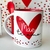 CANECA COM COLHER E INTERIOR COLORIDO 325ML - MÃE TE AMO