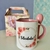CANECA DE COLHER E INTERIOR COLORIDO 325ML - PERSONALIZE COM NOME, FOTO OU FRASE! - comprar online