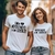 KIT 2 CAMISETAS CASAL - 100% POLIÉSTER - ESTAMPA DIGITAL PERSONALIZADA