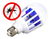 LAMPARA LED MATA MOSCAS/MOSQUITOS/INSECTOS