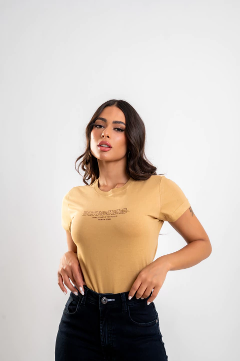 T-shirt Premium Sk Mostarda