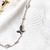 Pulseira Borboleta Prdeta e Zicrônia Luxo Linha Premium Aço Inoxidável - comprar online