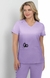Reclaim Placement Top Heather Lavender Ombre