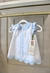 VESTIDO BLANCO CON TURQUESA - comprar en línea