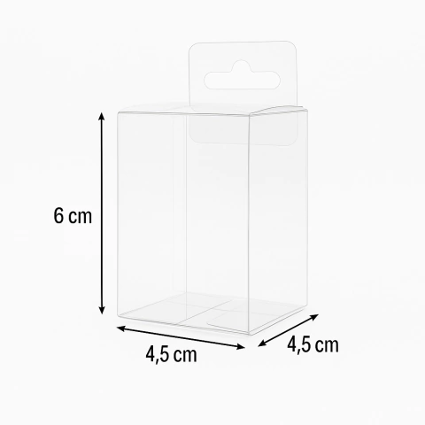 50 Caixas de Acetato Expositora 6x4,5x4,5 cm - comprar online