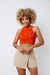 Top Cropped Feminino Tricot Alcinha (ADELE) na internet