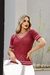 Blusa Feminina Decote V Tricot Verão (FABIOLA) - comprar online