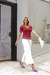 Blusa Feminina Decote V Tricot Verão (FABIOLA)