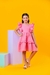 Vestido Mia rosa