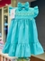 Vestido Baby guipir verde