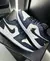AIR JORDAN 1 LOW AZUL MARINHO LOGO PRETO COM BRANCO - comprar online