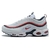 NIKE AIR MAX 97 PLUS BRANCO LISTRAS AZUL VERMELHA