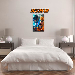 Quadro Decorativo Naruto e sasuke na internet