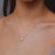 Colar chuveiro zircônias banhado a ouro 18k - comprar online