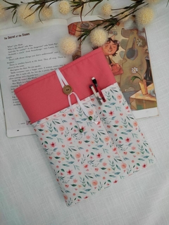Funda para libro rosa