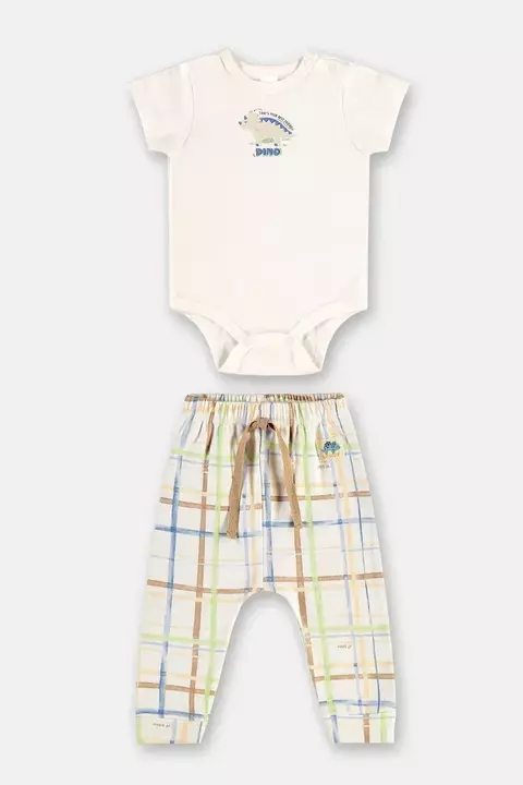 46461-CONJUNTO BODY MANGA CURTA CALCA EM SUEDINE P e GG 000106 NATURAL