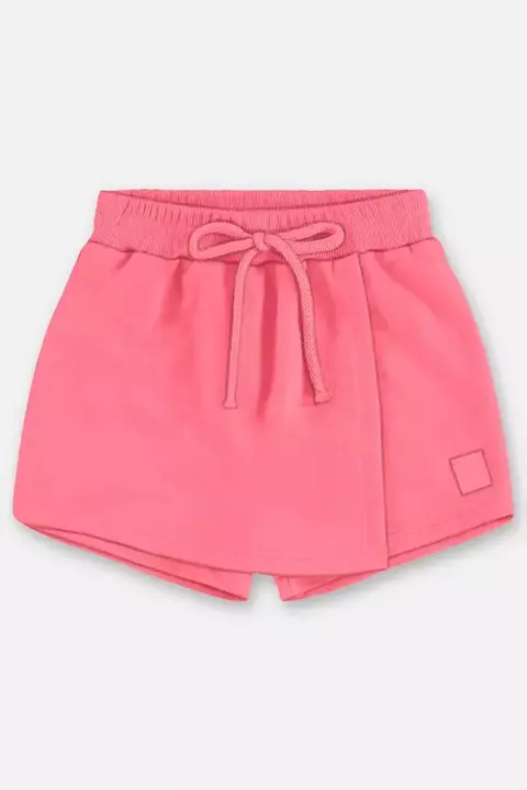 46252 - SHORT-SAIA EM MOLETOM SEM FELPA 061735 PINK NEON