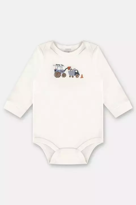 BODY MANGA LONGA EM SUEDINE - UPBABY - 45954