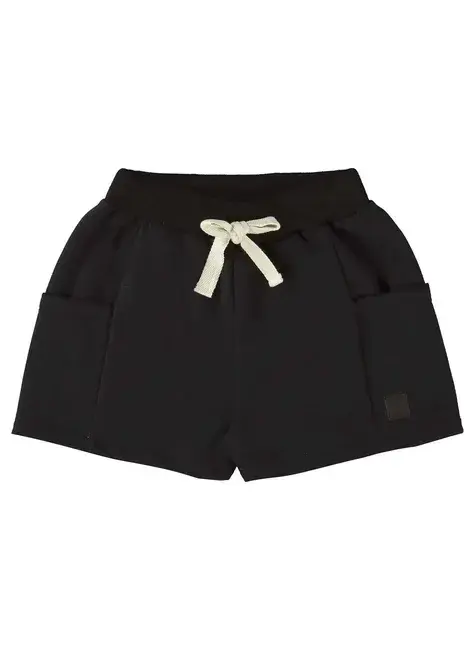 45380 - SHORT EM MOLETOM SEM FELPA 08 008910 PRETO PATI NICKI