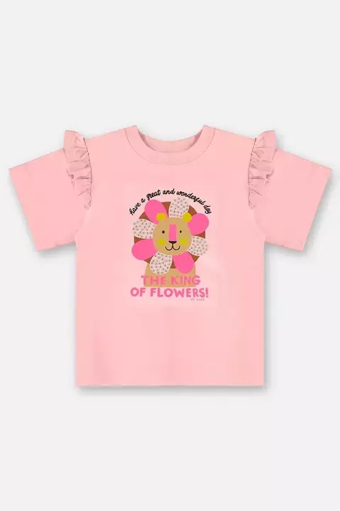 46041 - BLUSA MANGA CURTA EM MEIA MALHA 131906 ROSA