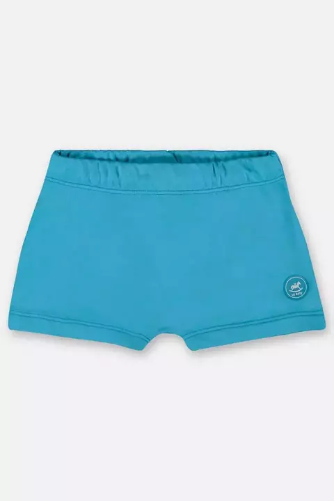 45430- SUNGA BOXER EM MALHA UV 01 174432 AZUL VIVO / 01 e 03
