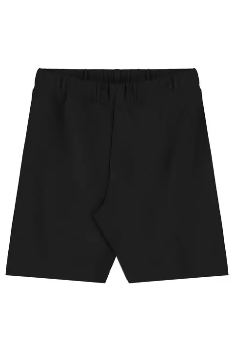 18178- BERMUDA CICLISTA EM COTTON 01 008910 PRETO PATI NICKI/ 1, 2 E 3