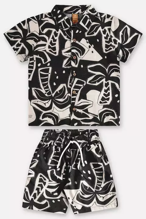 CONJUNTO CAMISA E BERMUDA EM TECIDO - UPBABY - 46065