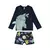 45694- CONJUNTO CAMISETA E SUNGA BOXER PRAIA EM MALHA UV 04 193921 AZUL ESCURO