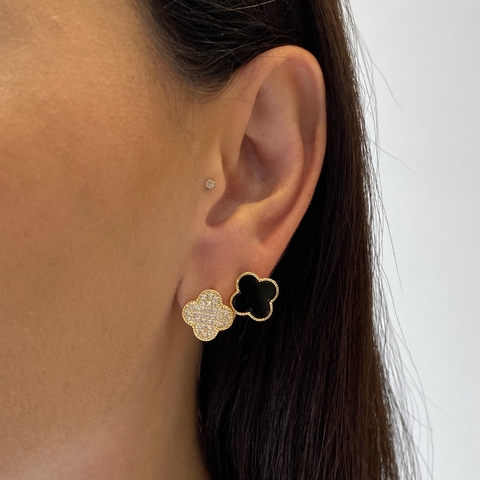 Argola Trevo Charlotte - comprar online