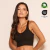 CROPPED EM ALGODÃO SUSTENTÁVEL TODO DUPLO COM ALÇAS CRUZADAS - comprar online